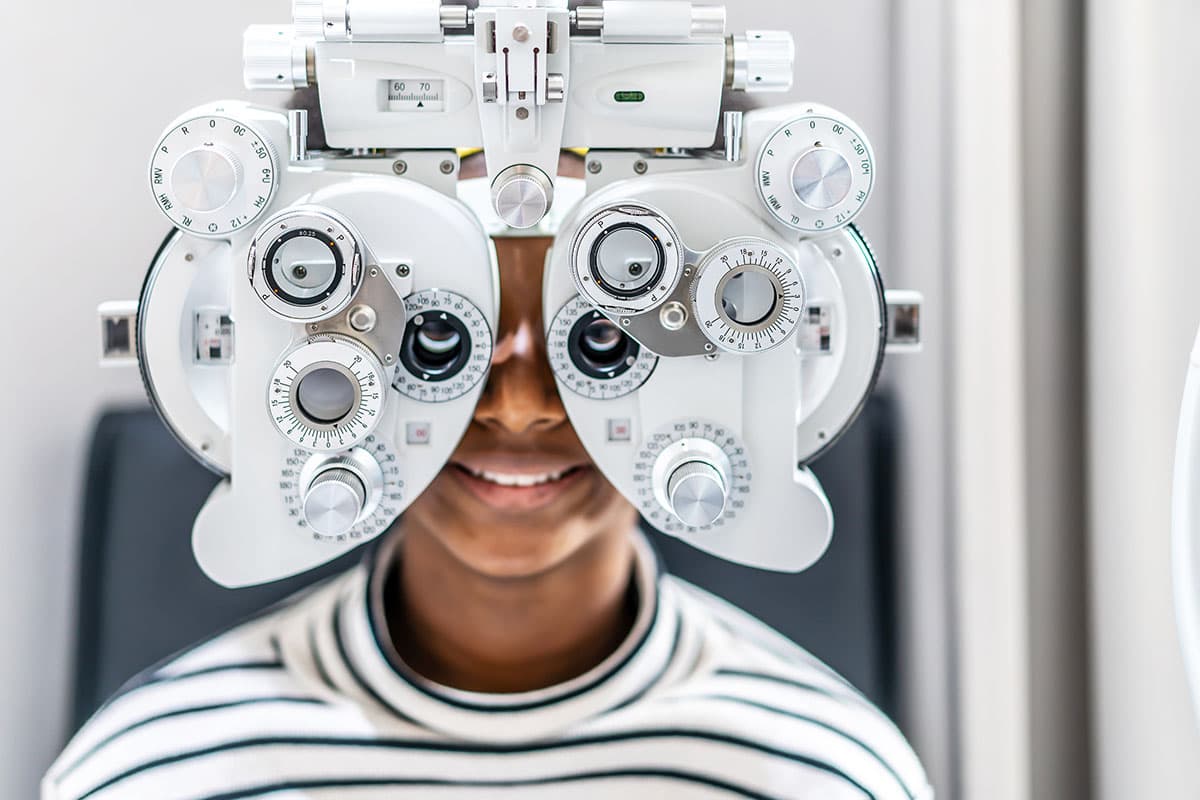Modern eye examination equipment